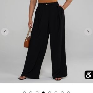 Fashion to Figure Pleated Wide Leg Pants